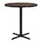 National Public Seating NPS Cafe Table, 36 Round, X Base, 36 Height CT13636XCMY - alternate 2